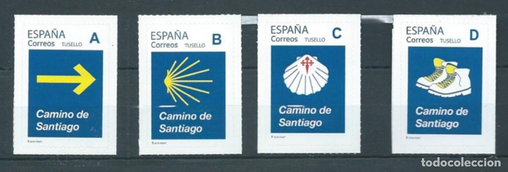 Timbres: ESPA&Ntilde;A 2026 TU SELLO CAMINO DE SANTIAGO SET 4V MNH