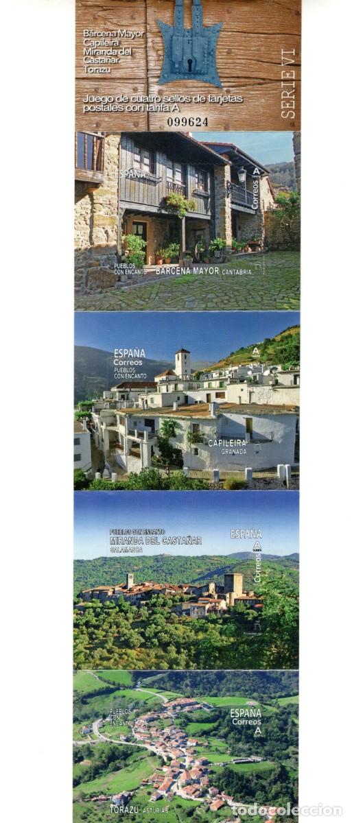 Sellos: Nuevo. Pueblos con encanto. Barcena Mayor, CapileiraMiranda del Casta&ntilde;ar&hellip; Edifil 5459/62.