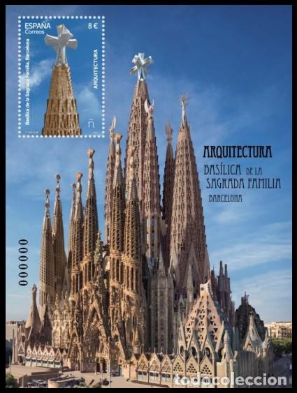 Sellos: ESPA&Ntilde;A 2026 HB ARQUITECTURA: BAS&Iacute;LICA DE LA SAGRADA FAMILIA (BARCELONA) MNH ED HB-5819 YT F5679