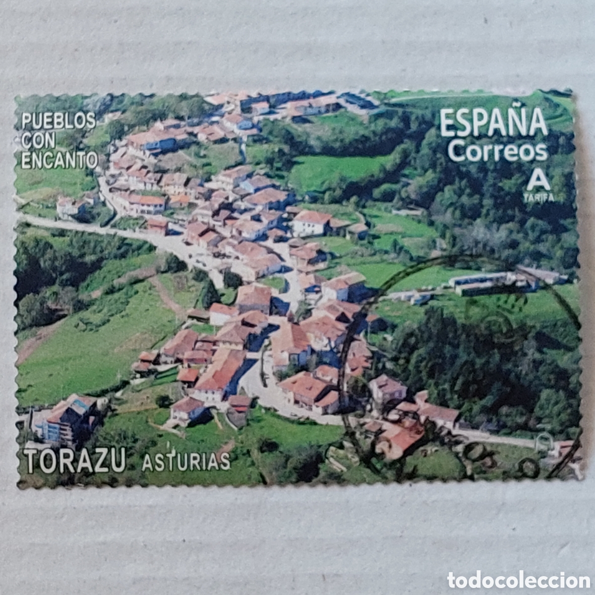 Sellos: 2021 Espa&ntilde;a Usado Pueblos con encanto Torazo Asturias