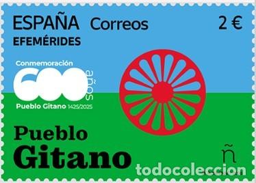 Sellos: ESPA&Ntilde;A 2026 EFEM&Eacute;RIDES 600 A&Ntilde;OS DEL PUEBLO GITANO MNH ED 5922 YT 5682