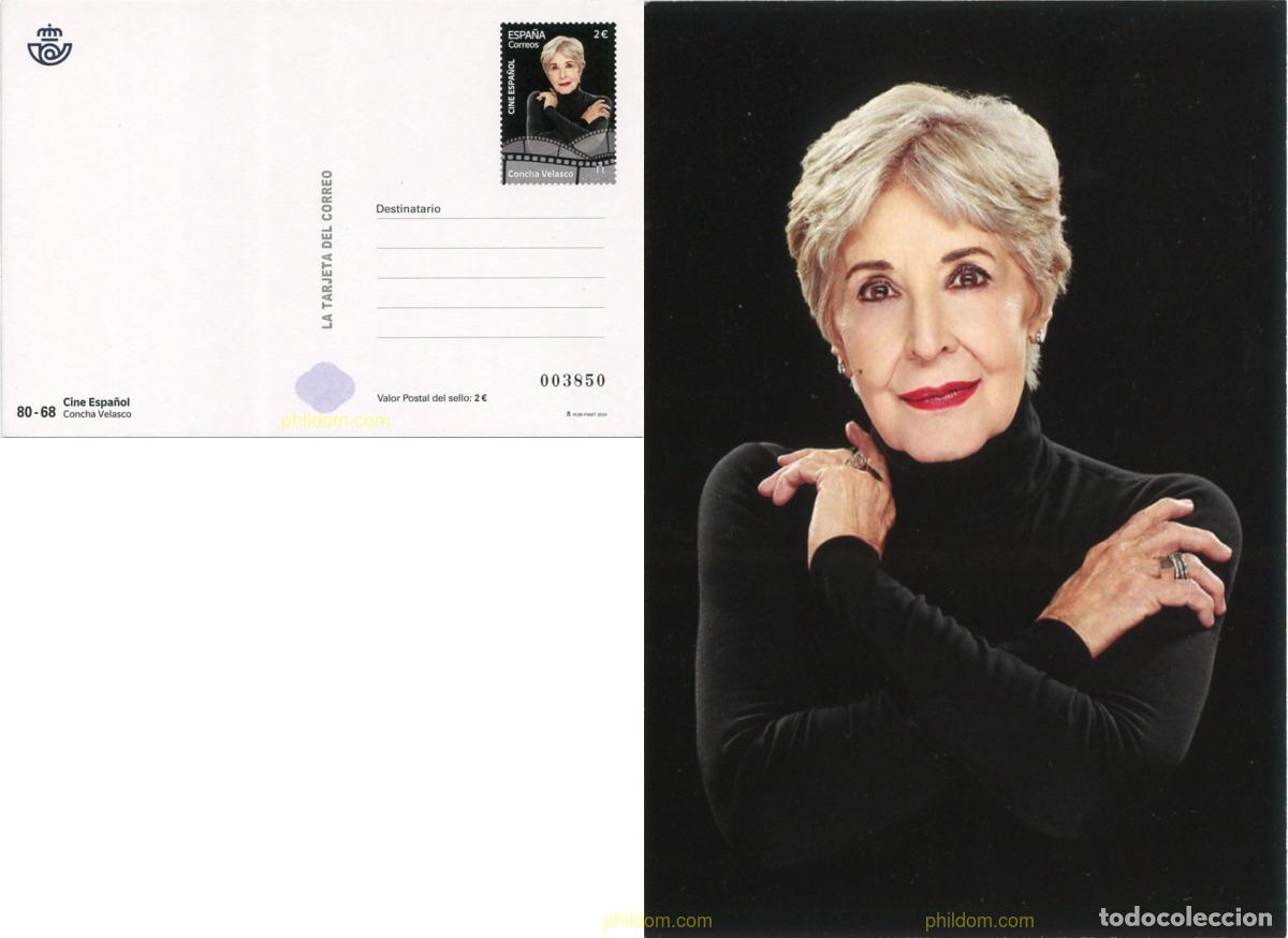 Sellos: 743778 MNH ESPA&Ntilde;A 2024 CINE ESPA&ntilde;OL. CONCHA VELASCO.