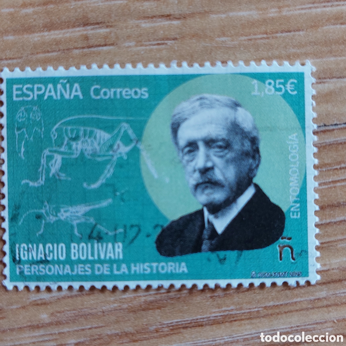 Sellos: 2025 Espa&ntilde;a Usado Personajes de la historia Entomolog&iacute;a Ignacio Bolivar
