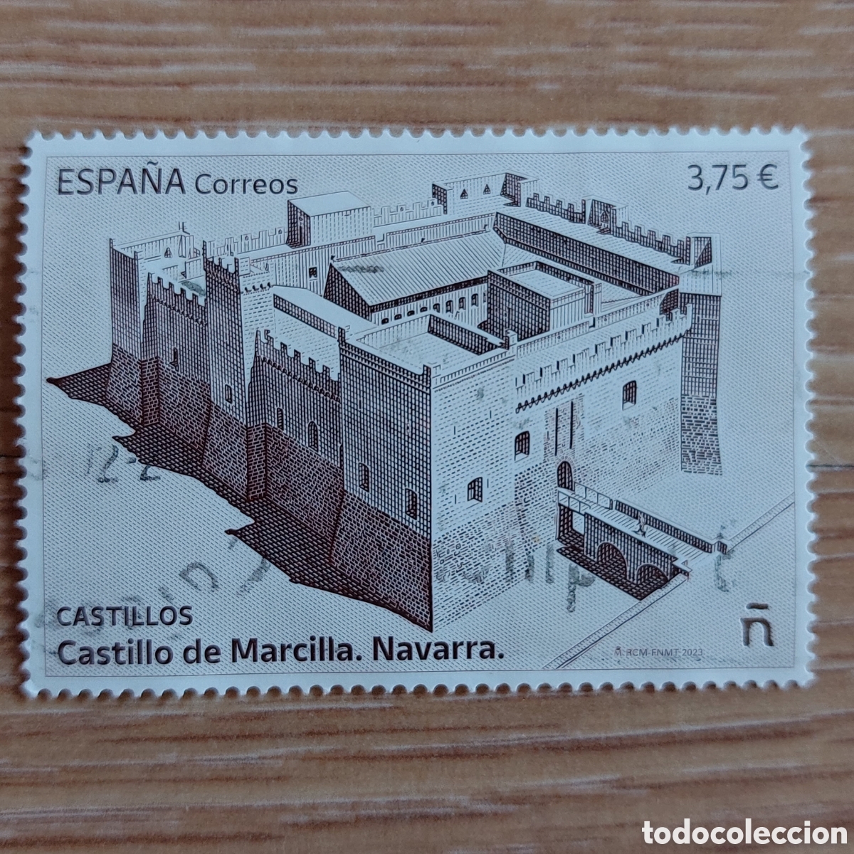 Sellos: 2023 Espa&ntilde;a Usado Castillo de Marcilla