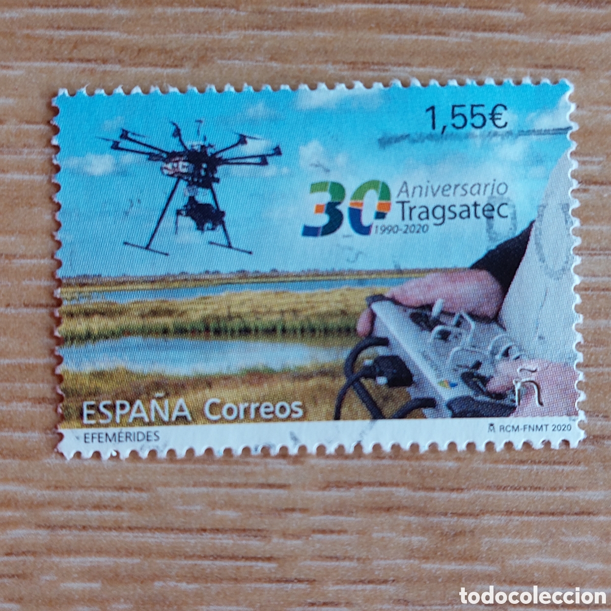 Sellos: 2020 Espa&ntilde;a Usado Efem&eacute;rides 30 aniversario TRAGSATEC