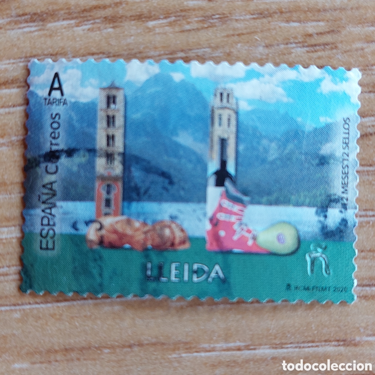 Sellos: 2020 Espa&ntilde;a Usado Lleida 12 meses 12 sellos