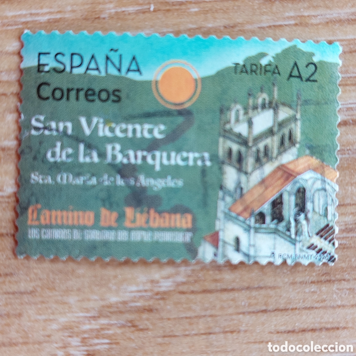 Sellos: 2020 Espa&ntilde;a Usado Camino de Santiago San Vicente de la Barquera