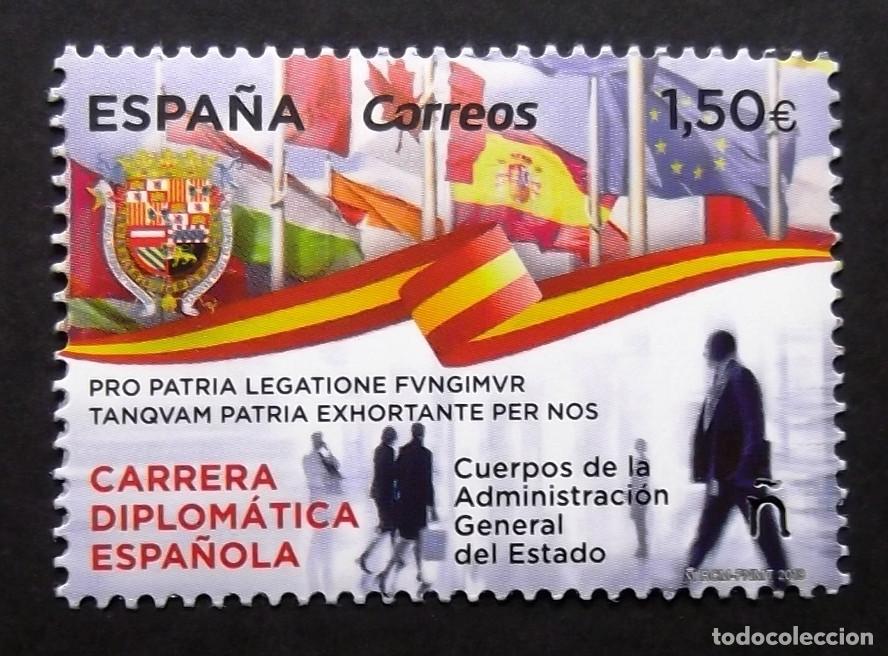 Sellos: 5293, SERIE NUEVA SIN CH. CARRERA DIPLOM&Aacute;TICA.