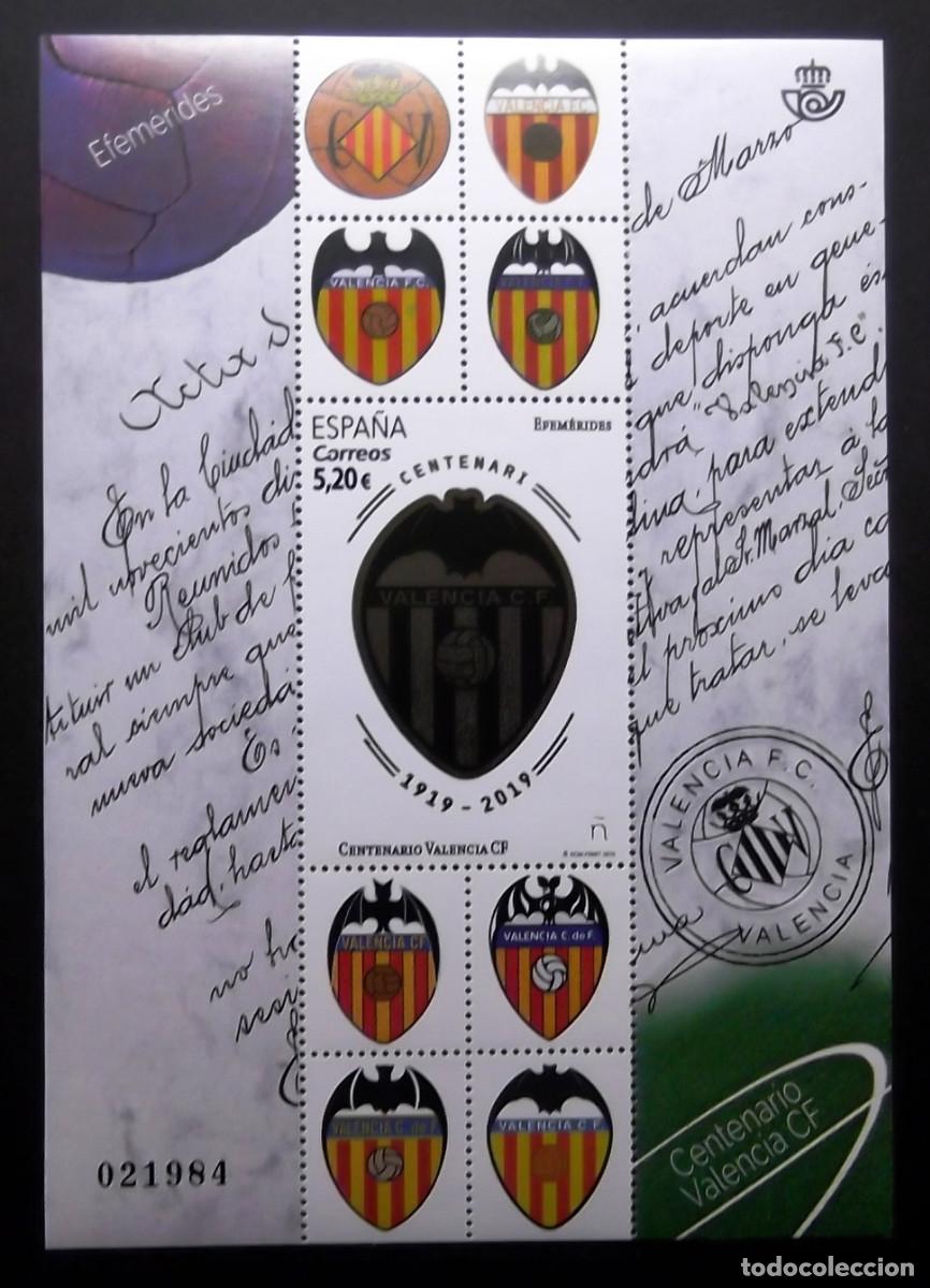Sellos: 5299, SERIE NUEVA SIN CH. VALENCIA CF.