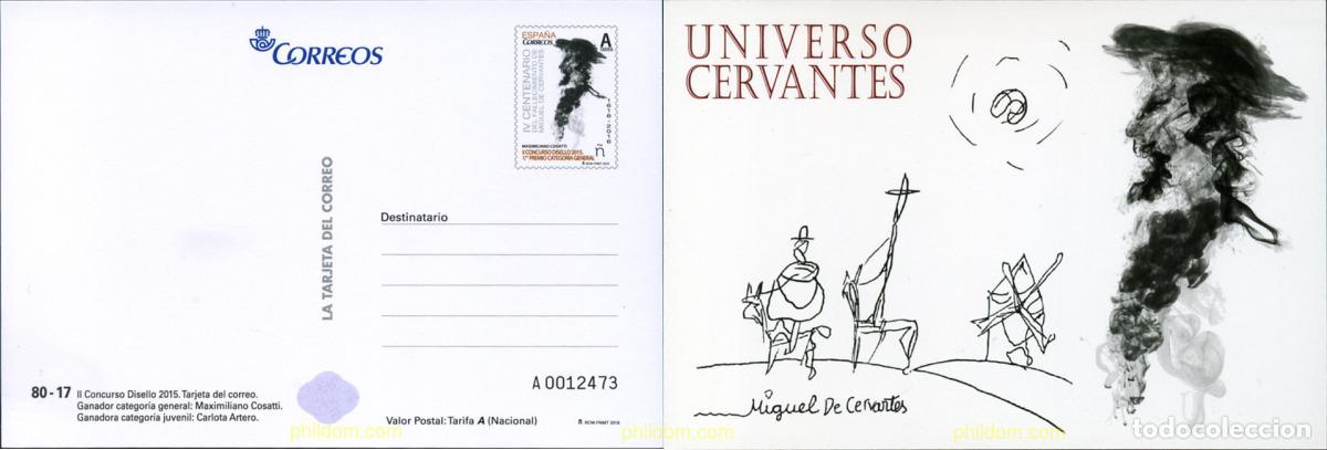 Selos: 354683 MNH ESPA&Ntilde;A 2016 UNIVERSO DE CERVANTES, DEL QUE SE CELEBRA EL IV ANIVERSARIO DE SU MUERTE