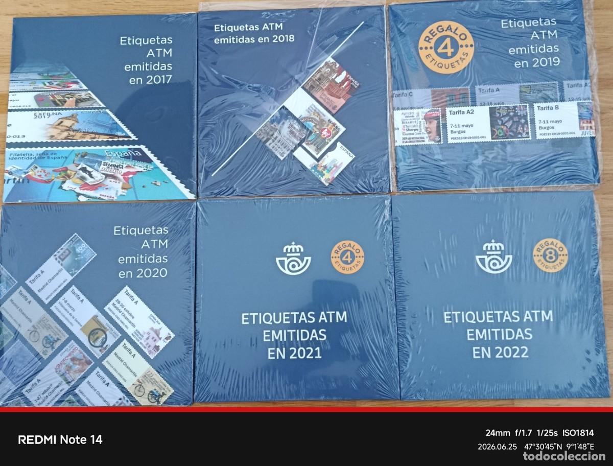 Sellos: ATM ETIQUETAS 2017 - 2022 - COLECCIONES COMPLETAS EN LOS FOLLETOS SIN ABRIR - ORIGINAL NUEVOS
