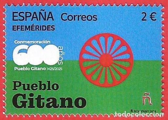 Sellos: Espa&ntilde;a. 2026. Efem&eacute;rides. Pueblo Gitano