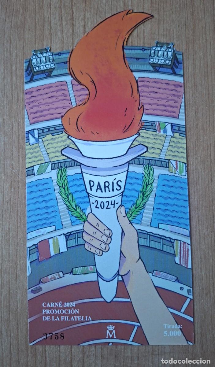 Stamps: CARNET PROMOCION DE LA FILATELIA - ECC, VALLADOLID 2024 - PARIS - TIRADA 5.000 EJEMPLARES ..A3567
