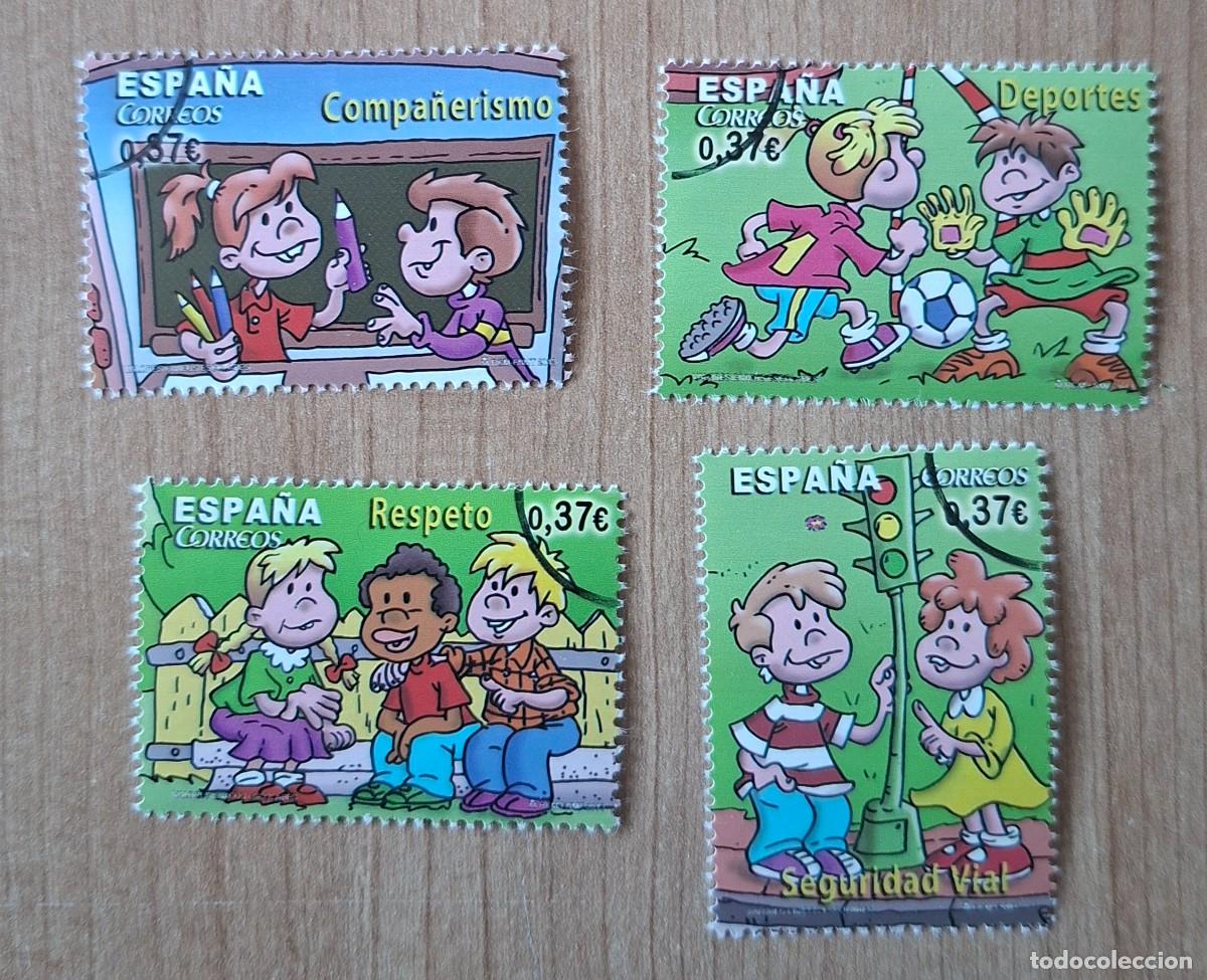 Sellos: VALORES CIVICOS ESCOLARES - EDIFIL 4814, A, B, C, D - ESPECIMEN MUESTRA - ESPA&Ntilde;A 2013 ..A3564