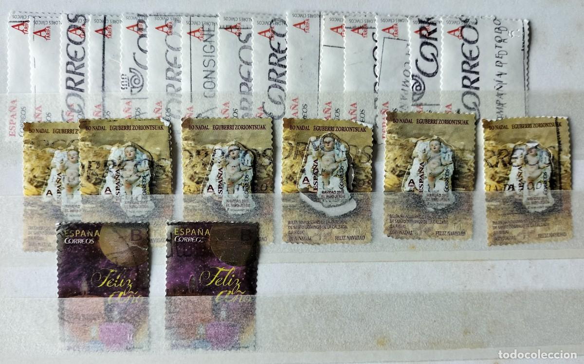 Sellos: ESPA&Ntilde;A A&Ntilde;O 2015 STOCK SELLOS USADOS (2)