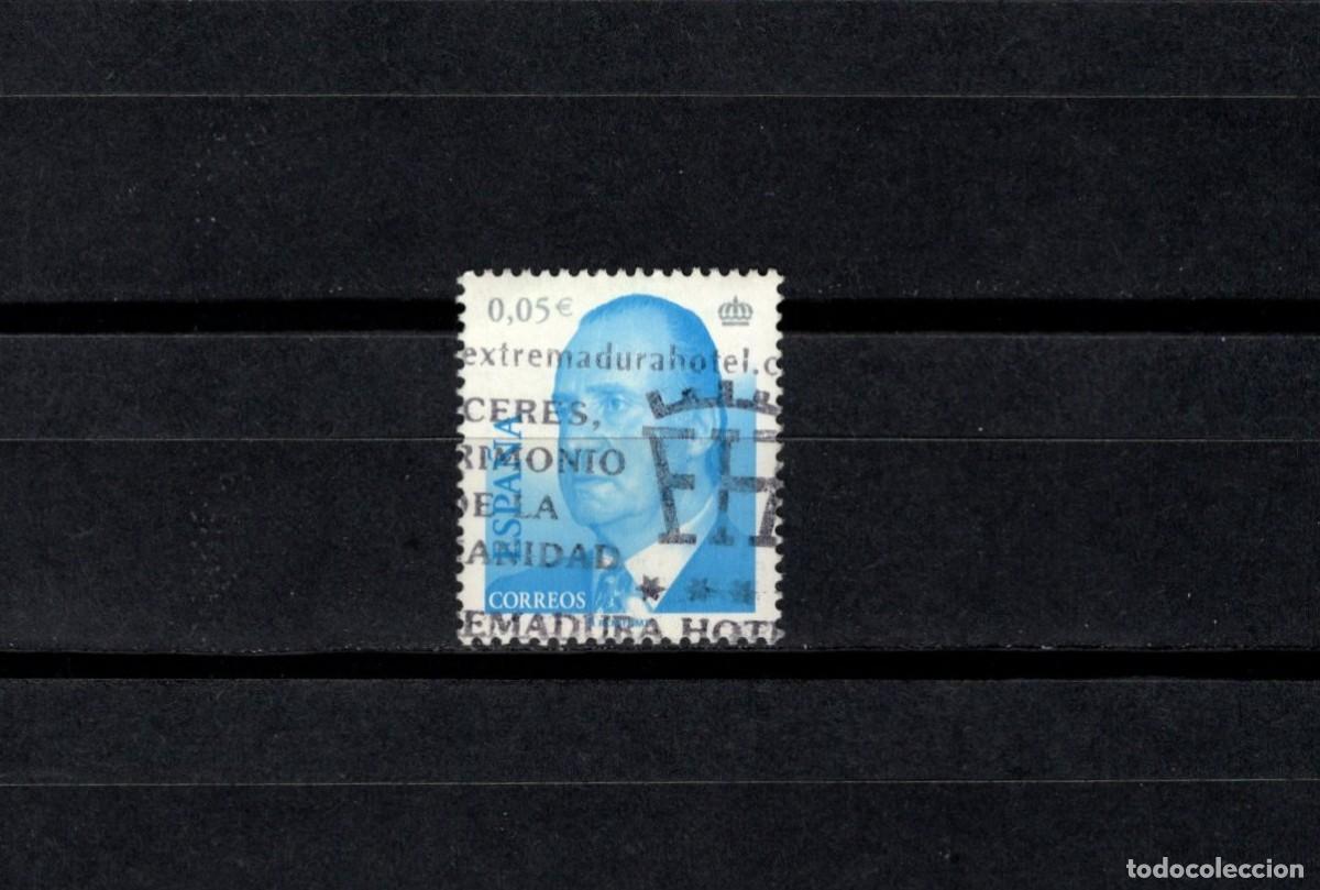 Sellos: Sello usado. Serie B&aacute;sica Rey Juan Carlos. Sello de 0.05 euros. 2 de Enero de 2002. Edifil 3858.