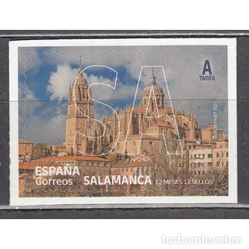 Briefmarken: Espa&ntilde;a 2021 Edifil 5489 Sello ** Letras Grandes 12 meses 12 sellos Catedral de Salamanca Michel 5540