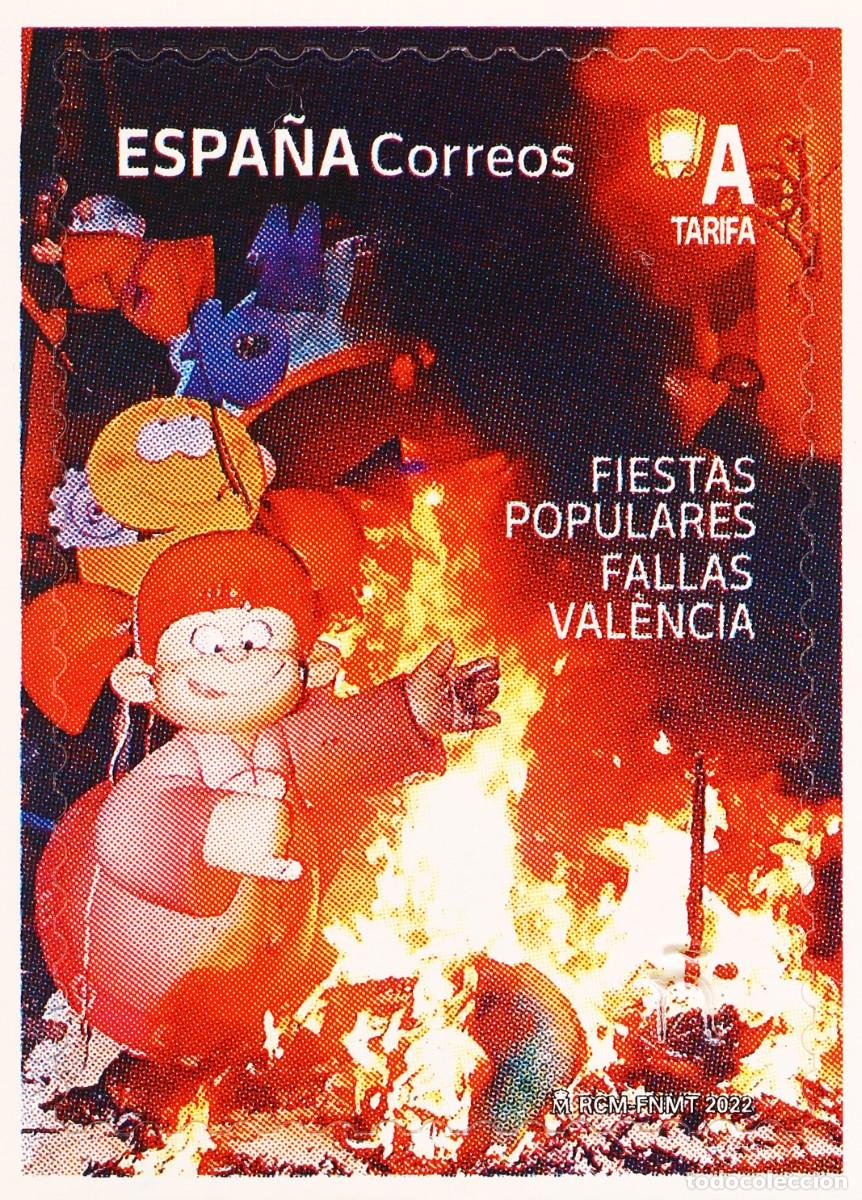 Sellos: Espa&ntilde;a 2022 Edifil 5548 Sello ** Fiestas Populares Fallas Valencia Michel 5598 Yvert 5303 Spain