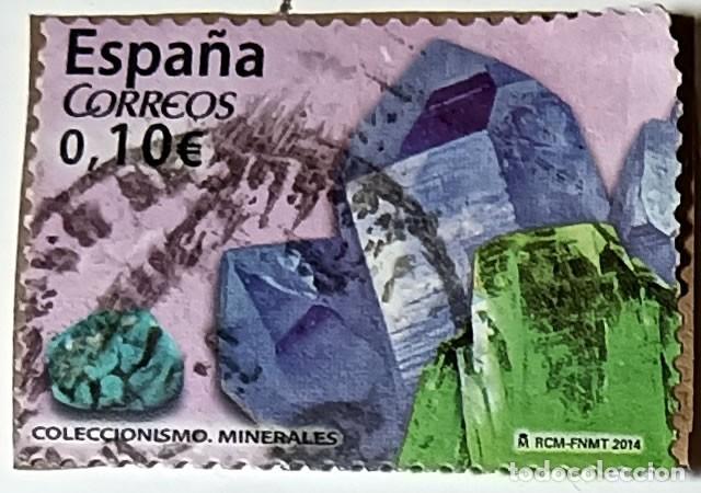 Sellos: SELLO ESPA&Ntilde;A 0,10 &euro; &rdquo;COLECCIONISMO. MINERALES&rdquo; - A&Ntilde;O 2014