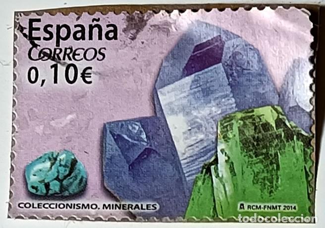 Sellos: SELLO ESPA&Ntilde;A 0,10 &euro; &rdquo;COLECCIONISMO. MINERALES&rdquo; - A&Ntilde;O 2014