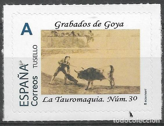 Sellos: ESPA&Ntilde;A. TUSELLO. GRABADOS DE GOYA. LA TAUROMAQUIA. NUMERO 30