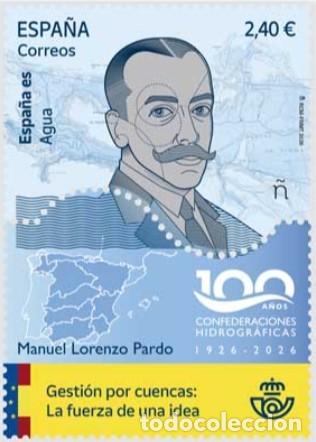 Sellos: ESPA&Ntilde;A 2026 ESPA&Ntilde;A ES AGUA GESTI&Oacute;N POR CUENCAS: LA FUERZA DE UNA IDEA NNH ED 5926 YT 5686