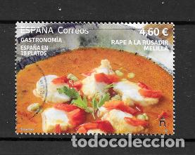 Sellos: ESPA&Ntilde;A 2025. SH GASTRONOMIA. ESTOFADO DE ATUN CON PATATAS. EDIFIL . USADO.