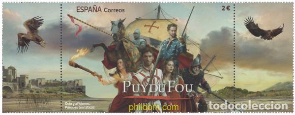 Sellos: 645128 MNH ESPA&Ntilde;A 2021 OCIO Y AFICIONES. PARQUE TEM&Aacute;TICO PUY DU FOU ESPA&Ntilde;A