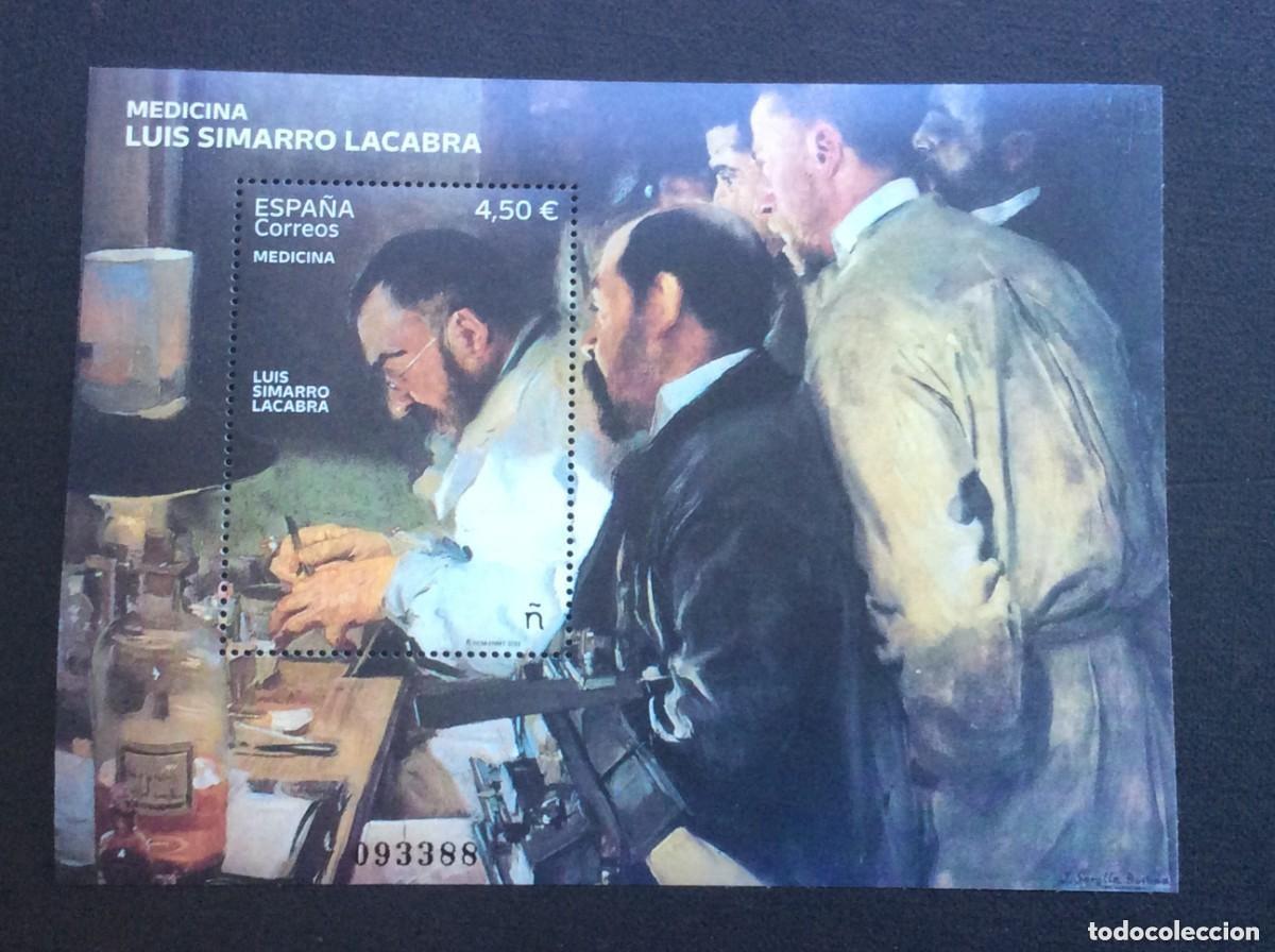 Sellos: ESPA&Ntilde;A A&Ntilde;O 2022. MEDICINA.LUIS SIMARRO LACABRA. PINTURA DE SOROLLA