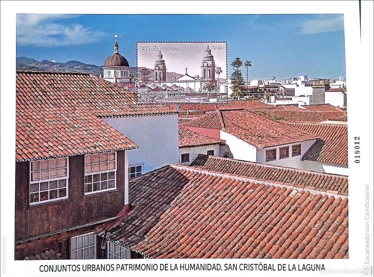 Sellos: Espa&ntilde;a. 5615 HB Conjuntos urbanos patrimonio de la humanidad. San Crist&oacute;bal de la Laguna. 2022