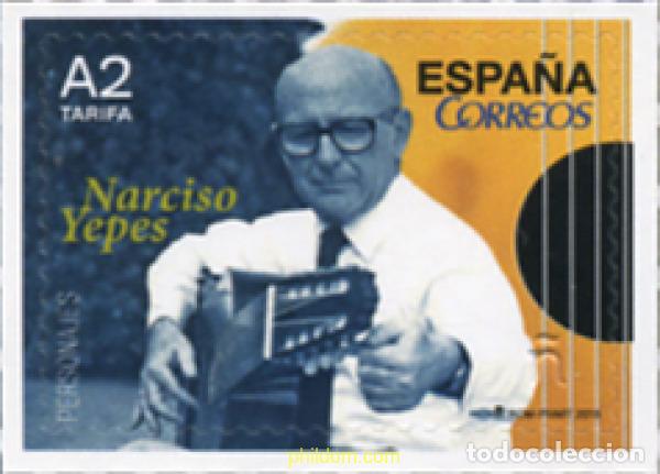 Sellos: 340408 MNH ESPA&Ntilde;A 2015 NARCISO YEPES. MUSICO