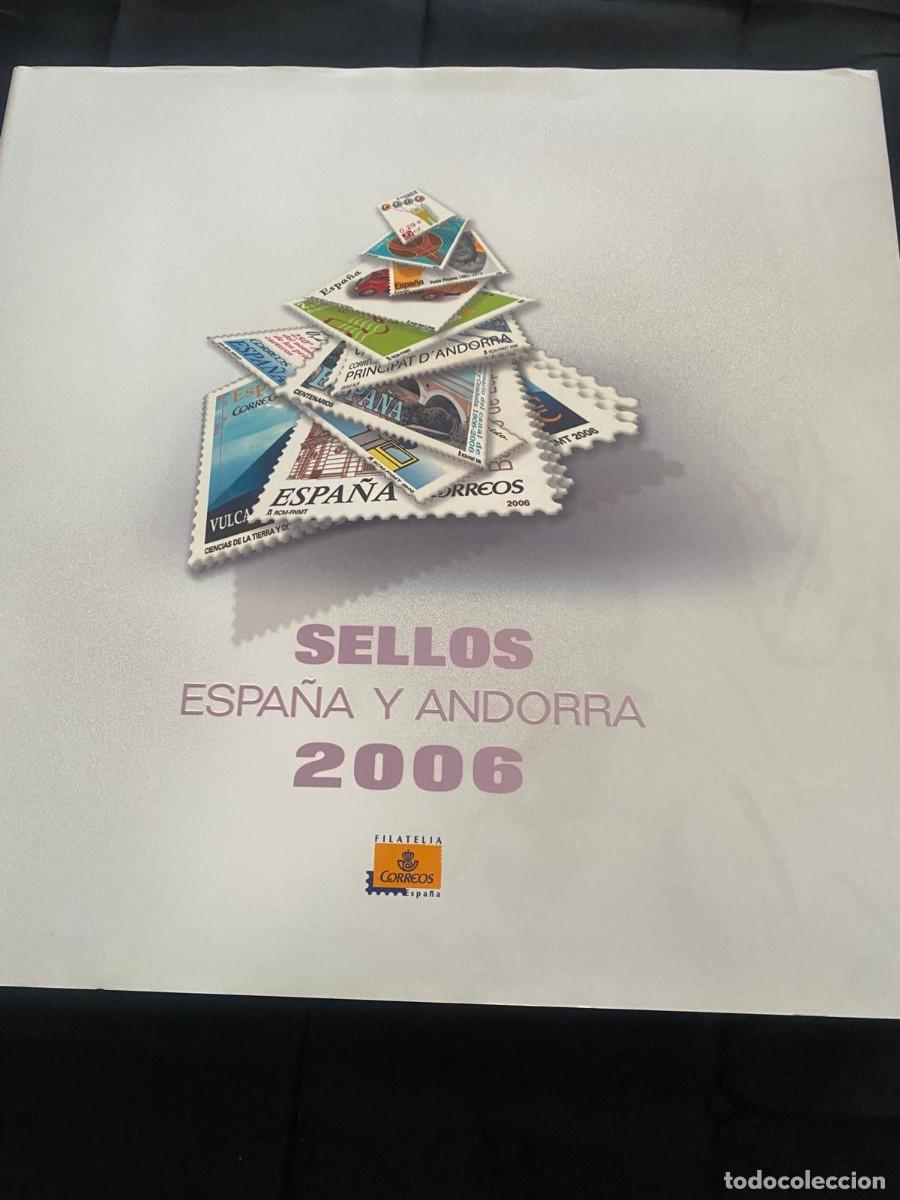 Sellos: LIBRO DE CORREOS-VALORES DEL TIEMPO A&Ntilde;O 2006- SELLOS DE ESPA&Ntilde;A Y ANDORRA
