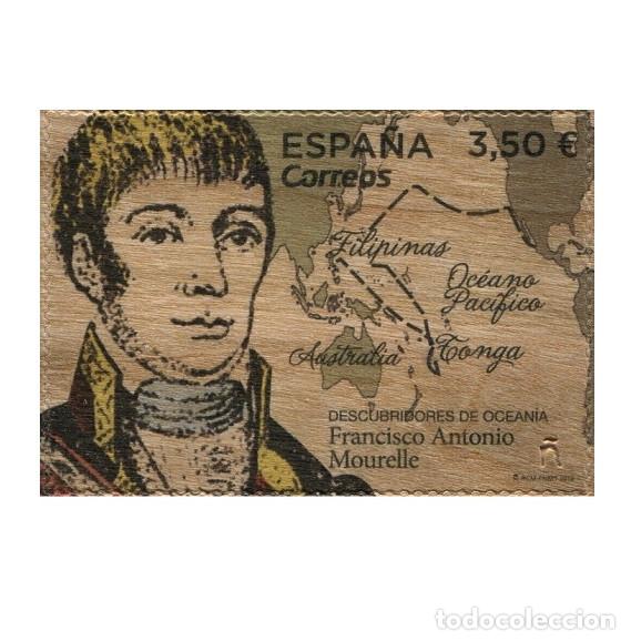 Sellos: Edifil 5350 MNH Francisco Antonio Mourelle Descubridores Oceania SIN FIJA SELLO Espa&ntilde;a 2019