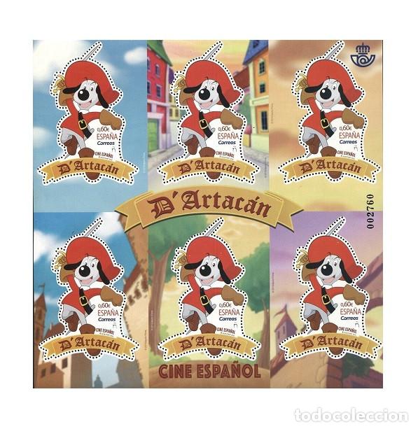 Sellos: Edifil 5357 MP96 MNH Cine Espa&ntilde;ol D'Artacan SIN FIJA SELLO Espa&ntilde;a 2019