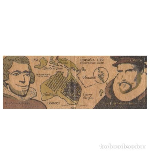 Sellos: Edifil 5183-84 5184 MNH Descubridores Oceania Luis Vaez de Torres y Pedro Fernandez Espa&ntilde;a 2017