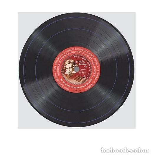 Sellos: Edifil 5446 nuevo Musica Ludwig van Beethoven Espa&ntilde;a 2020 MNH