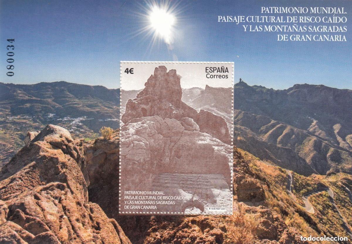 Sellos: ESPA&Ntilde;A 5437 HB ** NUEVO SIN FIJASELLOS - Patrimonio Paisaje Gran Canaria 2020