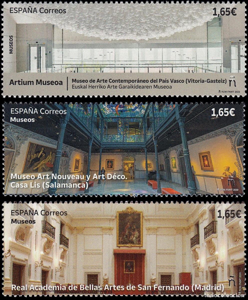 Stamps: Oferta sellos en euros a&ntilde;o 2023 edifil 5668/70 en nuevo