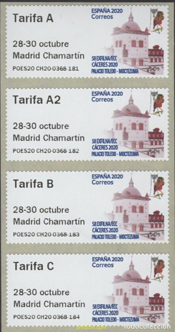 Sellos: 636409 MNH ESPA&Ntilde;A 2020 EXFILNA 2020. EXPOSICION FILATELICA NACIONAL EN C&Aacute;CERES
