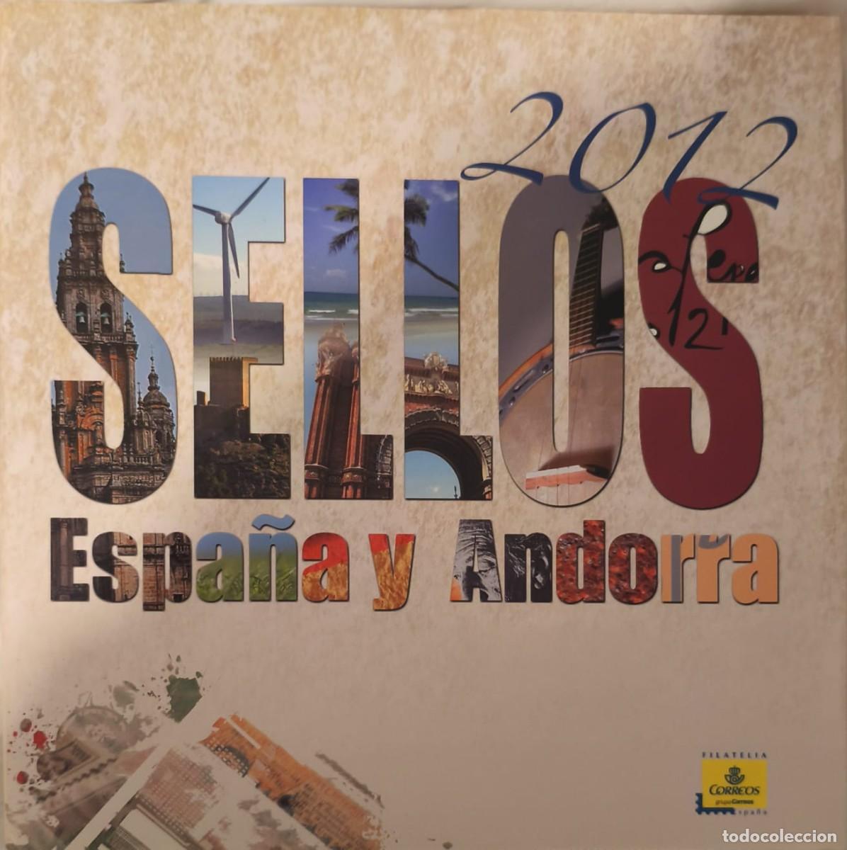 Stamps: Libro Anuario Filatelia Correos 2012 - Sellos Espa&ntilde;a y Andorra - Completo