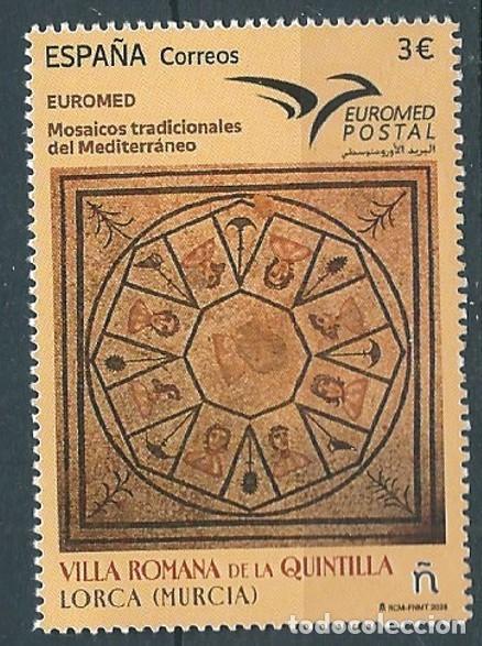 Briefmarken: ESPA&Ntilde;A 2026 EUROMED. MOSAICOS TRADICIONALES DEL MEDITERR&Aacute;NEO. LORCA (MURCIA) ED 5927 YT 5687