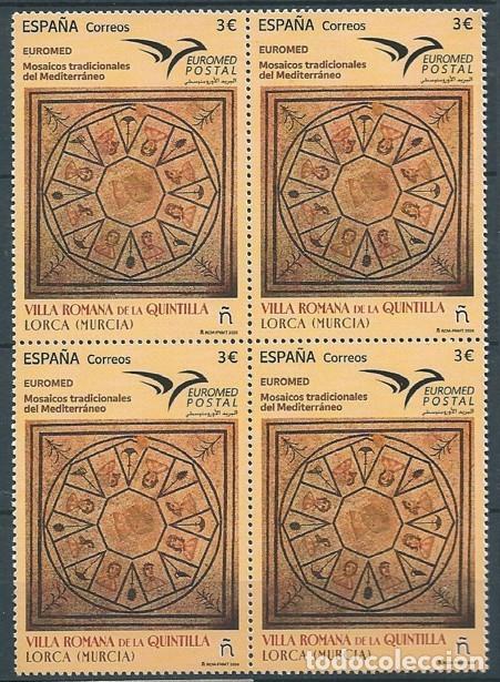 Sellos: ESPA&Ntilde;A 2026 EUROMED. MOSAICOS TRADICIONALES DEL MEDITERR&Aacute;NEO. LORCA (MURCIA) 4V ED 5927 YT 5687