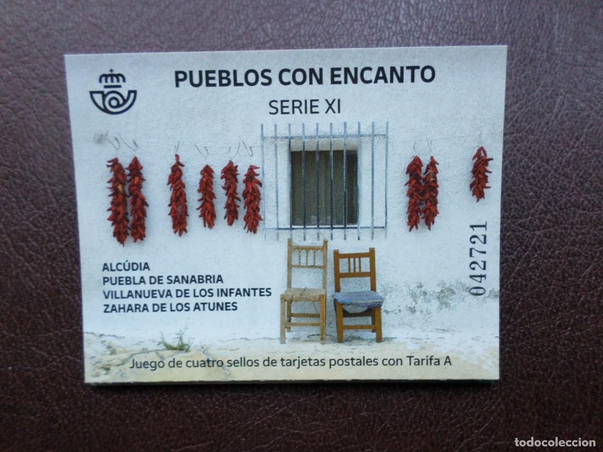 Sellos: 2026, pueblos con encanto serie XI, incluye 4 sellos de tarifa A, ver foto adicional