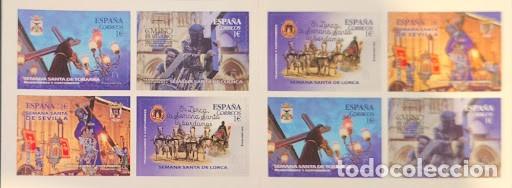 Sellos: Lote 2 Pliegos Sellos Espa&ntilde;a - Semana Santa - Tradiciones y Costumbres - Nuevos