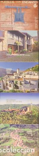 Sellos: 3 Series completas VI &rdquo;Pueblos con Encanto&rdquo; &ndash; Correos Espa&ntilde;a (Sellos/Tarjetas Postales)