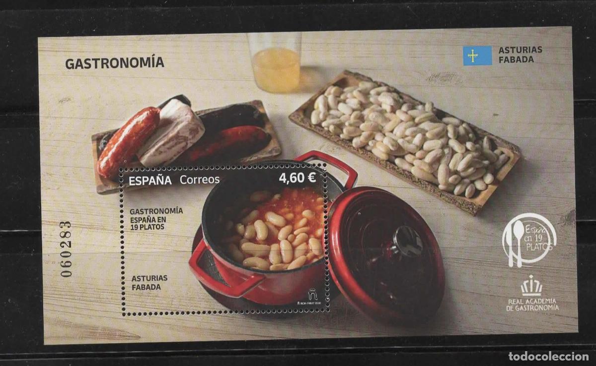 Sellos: ESPA&Ntilde;A GASTRONOMIA FOOD ASTURIAS FABADA