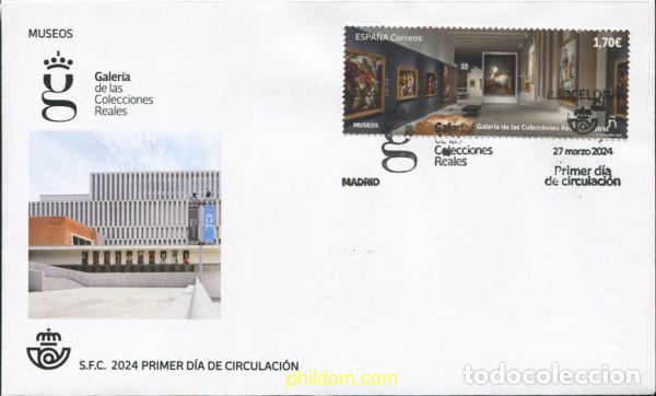 Sellos: 735558 MNH ESPA&Ntilde;A 2024 MUSEOS. GALER&Iacute;A DE LAS COLECCIONES REALES. MADRID.