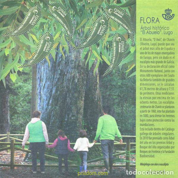 Sellos: 594974 MNH ESPA&Ntilde;A 2018 FLORA. &Aacute;RBOL HIST&Oacute;RICO EL ABUELO.