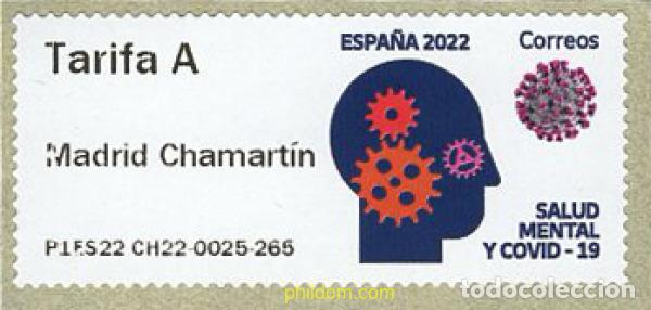 Sellos: 691498 MNH ESPA&Ntilde;A 2022 SALUD MENTAL Y COVID-19