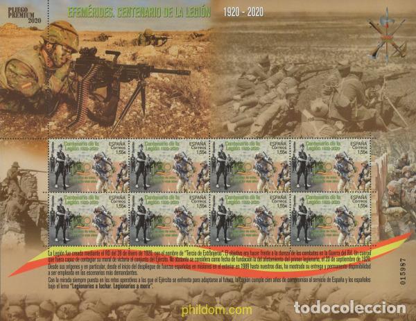 Sellos: 634510 MNH ESPA&Ntilde;A 2020 CENTENARIO DE LA LEGION 1920-2020
